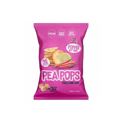 Picture of PEA POPS CHILLI & LIME 80GR